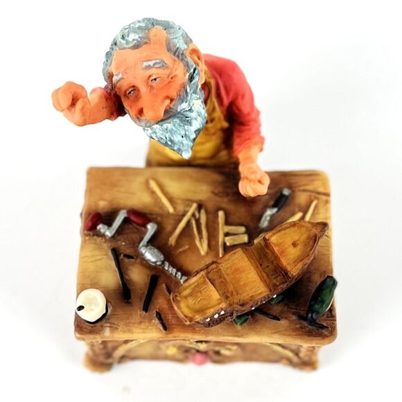 VTG Santa Claus Workshop Figurine Christmas Whitley BayThe Elf Collectio… - Picture 4 of 11